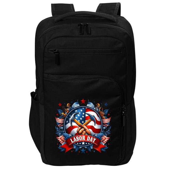 Happy Labor Day Patriot Happy Labor Day Impact Tech Backpack