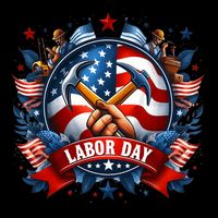 Happy Labor Day Patriot Happy Labor Day Impact Tech Backpack