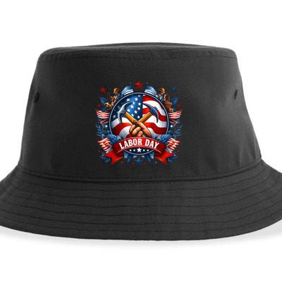 Happy Labor Day Patriot Happy Labor Day Sustainable Bucket Hat