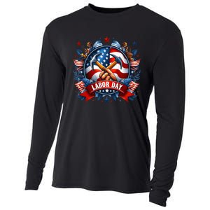 Happy Labor Day Patriot Happy Labor Day Cooling Performance Long Sleeve Crew