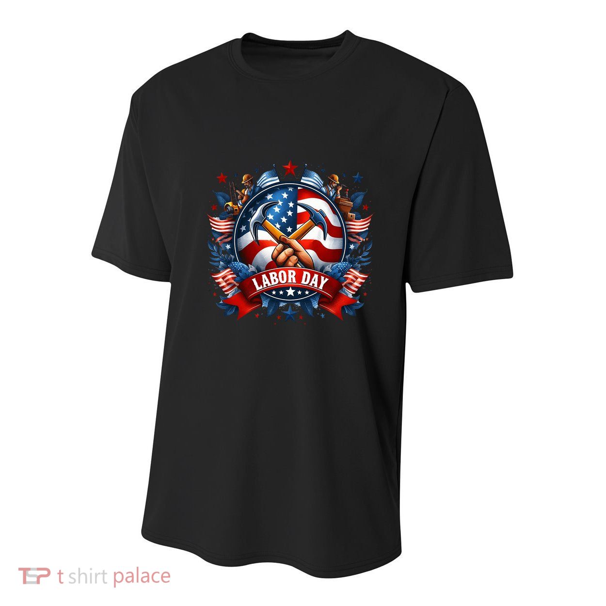 Happy Labor Day Patriot Happy Labor Day Youth Performance Sprint T-Shirt