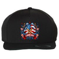 Happy Labor Day Patriot Happy Labor Day Wool Snapback Cap