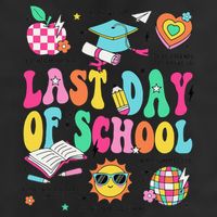Happy Last Day Of School Teacher Girl Grad Hello Summer Adult Drive Performance Visor