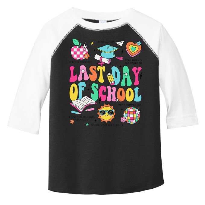 Happy Last Day Of School Teacher Girl Grad Hello Summer Toddler Fine Jersey T-Shirt