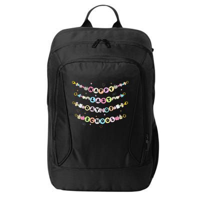 Happy Last Day Of School Friendship Bracelets Teacher City Backpack