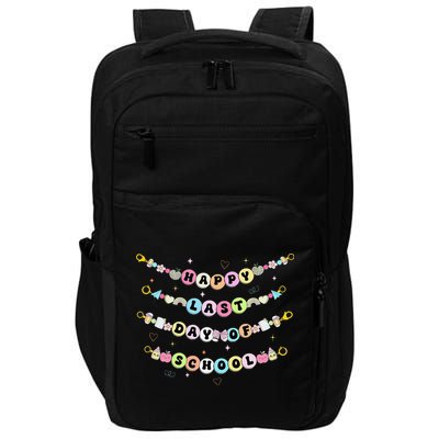 Happy Last Day Of School Friendship Bracelets Teacher Impact Tech Backpack