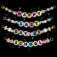 Happy Last Day Of School Friendship Bracelets Teacher Zip Tote Bag