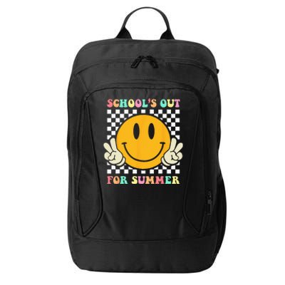 Hippie Last Day Of School Schools Out For Summer Teacher City Backpack