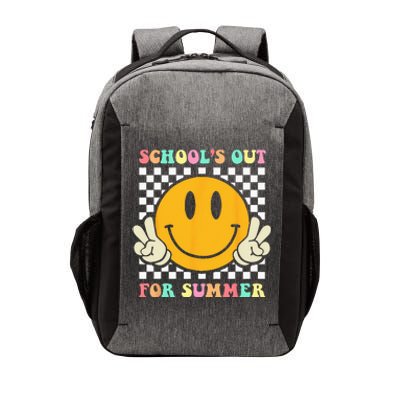 Hippie Last Day Of School Schools Out For Summer Teacher Vector Backpack