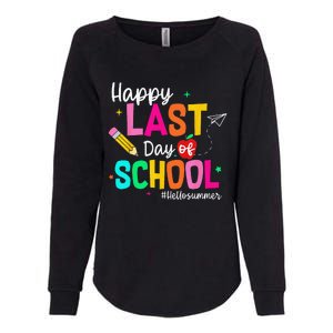 Happy Last Day of School Graduation Teacher Student Womens California Wash Sweatshirt