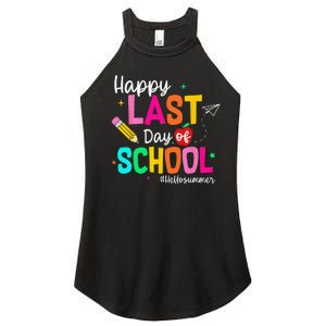 Happy Last Day of School Graduation Teacher Student Women's Perfect Tri Rocker Tank