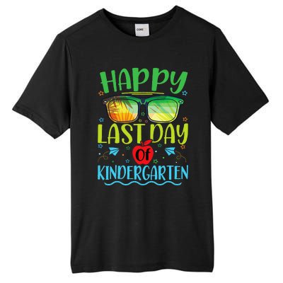 Happy Last Day Of Kindergarten Teacher Student Summer Tall Fusion ChromaSoft Performance T-Shirt