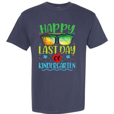 Happy Last Day Of Kindergarten Teacher Student Summer Garment-Dyed Heavyweight T-Shirt