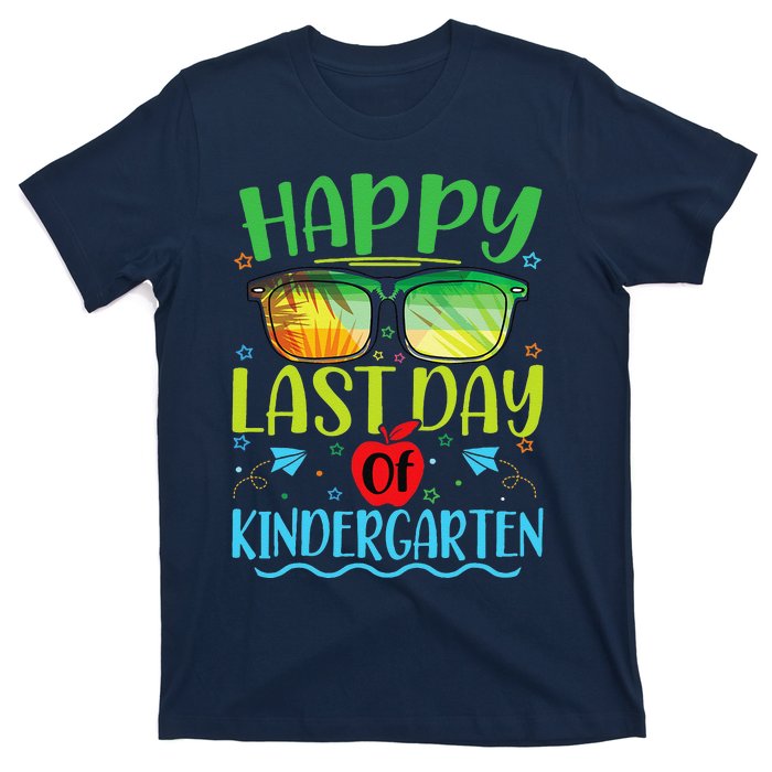 Happy Last Day Of Kindergarten Teacher Student Summer T-Shirt