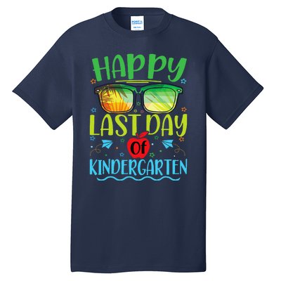 Happy Last Day Of Kindergarten Teacher Student Summer Tall T-Shirt