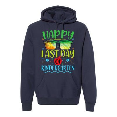 Happy Last Day Of Kindergarten Teacher Student Summer Premium Hoodie