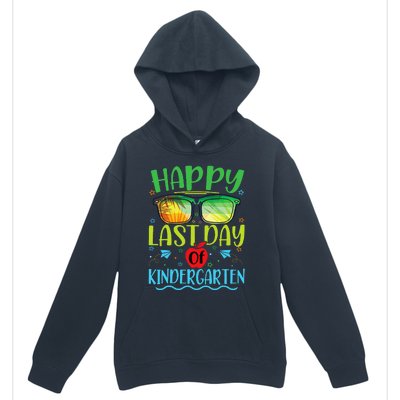 Happy Last Day Of Kindergarten Teacher Student Summer Urban Pullover Hoodie