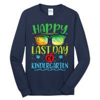 Happy Last Day Of Kindergarten Teacher Student Summer Tall Long Sleeve T-Shirt