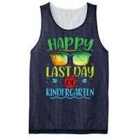 Happy Last Day Of Kindergarten Teacher Student Summer Mesh Reversible Basketball Jersey Tank