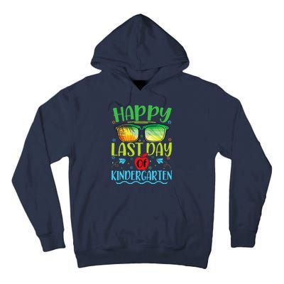 Happy Last Day Of Kindergarten Teacher Student Summer Tall Hoodie