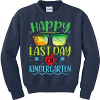 Happy Last Day Of Kindergarten Teacher Student Summer Kids Sweatshirt