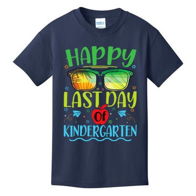 Happy Last Day Of Kindergarten Teacher Student Summer Kids T-Shirt