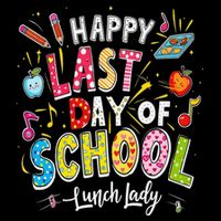 Happy Last Day Of School Lunch Lady Summer Design Gift Impact Tech Backpack