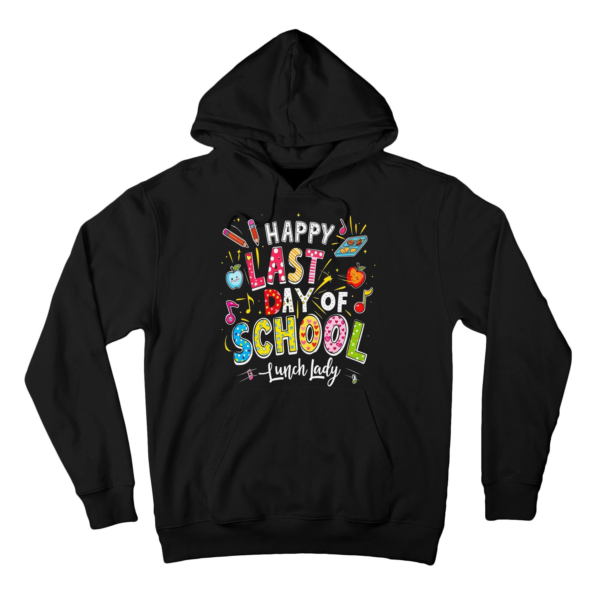Happy Last Day Of School Lunch Lady Summer Design Gift Tall Hoodie