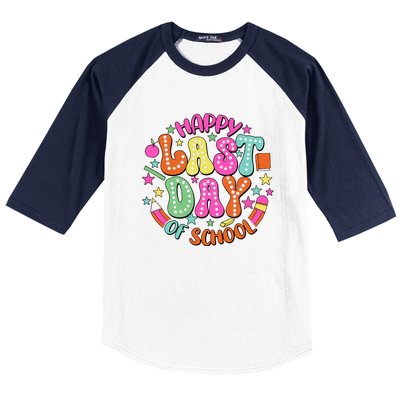 Happy Last Day Of School Baseball Sleeve Shirt