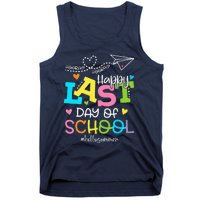 Happy Last Day Of School Hello Summer Students And Teachers Tank Top