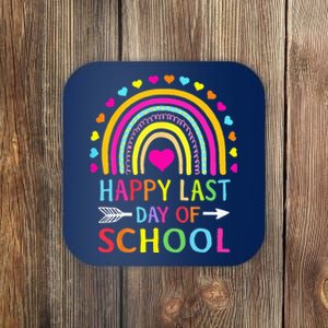 Happy Last Day Of School Teacher Student Graduation Coaster