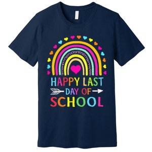 Happy Last Day Of School Teacher Student Graduation Premium T-Shirt