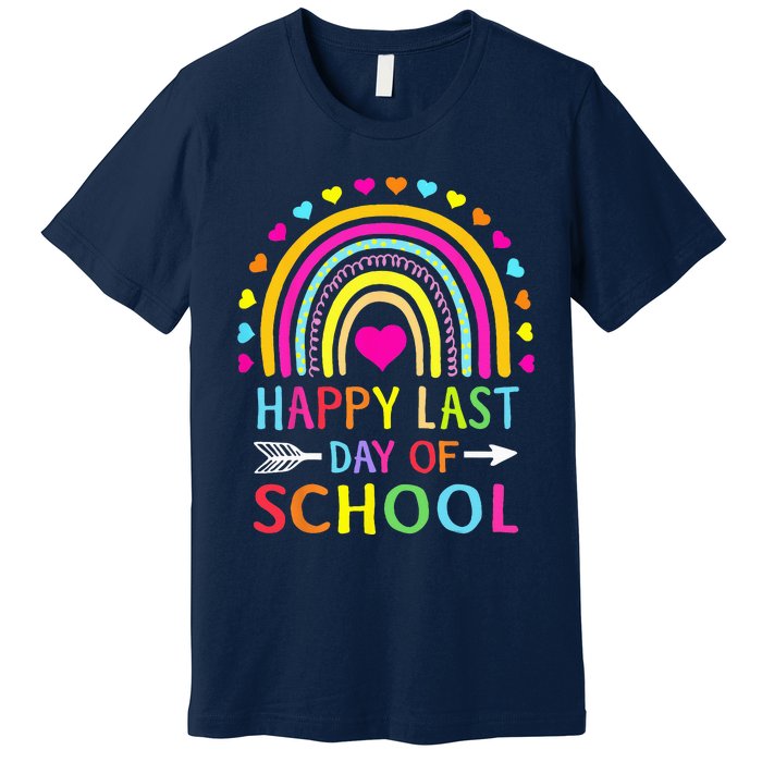 Happy Last Day Of School Teacher Student Graduation Premium T-Shirt