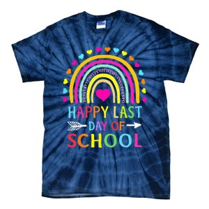 Happy Last Day Of School Teacher Student Graduation Tie-Dye T-Shirt