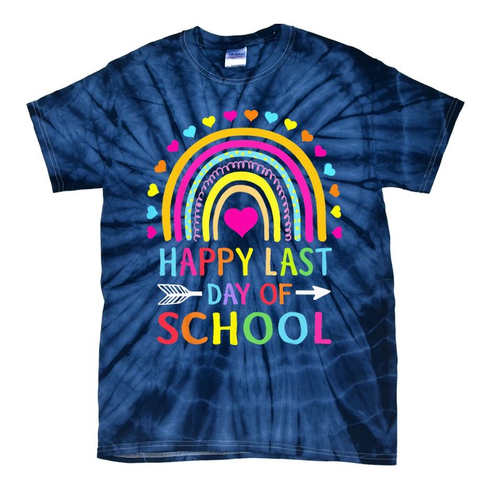 Happy Last Day Of School Teacher Student Graduation Tie-Dye T-Shirt