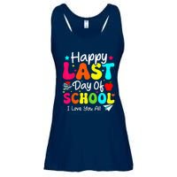 Happy Last Day of School Student Graduation Wo Teacher Ladies Essential Flowy Tank