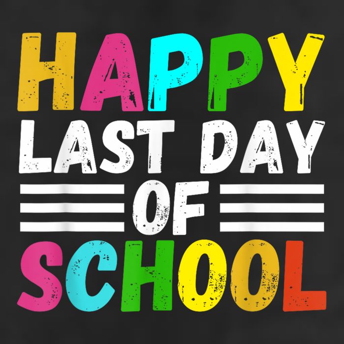 Happy Last Day Of School Teacher Student GraduationSchool 7 Panel Mesh Trucker Snapback Hat