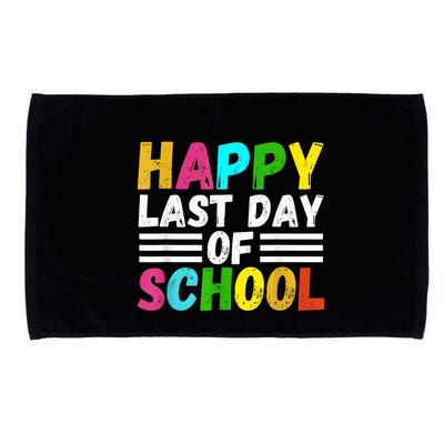 Happy Last Day Of School Teacher Student GraduationSchool Microfiber Hand Towel