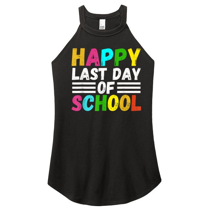 Happy Last Day Of School Teacher Student GraduationSchool Women's Perfect Tri Rocker Tank