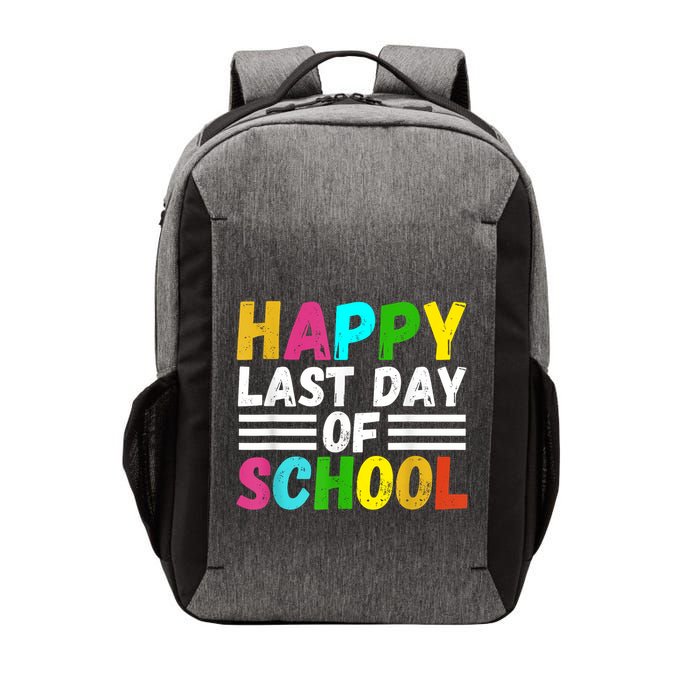 Happy Last Day Of School Teacher Student GraduationSchool Vector Backpack