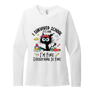 Happy Last Day Of School Teacher Student Graduation Womens CVC Long Sleeve Shirt