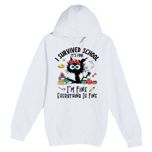 Happy Last Day Of School Teacher Student Graduation Premium Pullover Hoodie