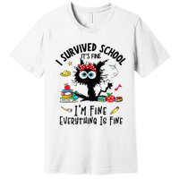 Happy Last Day Of School Teacher Student Graduation Premium T-Shirt