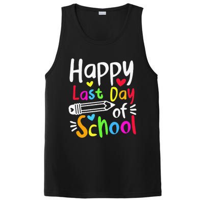 Happy Last Day Of School Students Women Funny Summer Beak PosiCharge Competitor Tank