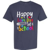 Happy Last Day Of School Students Women Funny Summer Beak Garment-Dyed Heavyweight T-Shirt