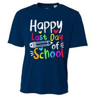 Happy Last Day Of School Students Women Funny Summer Beak Cooling Performance Crew T-Shirt