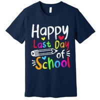 Happy Last Day Of School Students Women Funny Summer Beak Premium T-Shirt