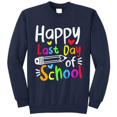 Happy Last Day Of School Students Women Funny Summer Beak Tall Sweatshirt