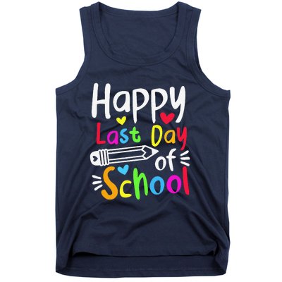 Happy Last Day Of School Students Women Funny Summer Beak Tank Top