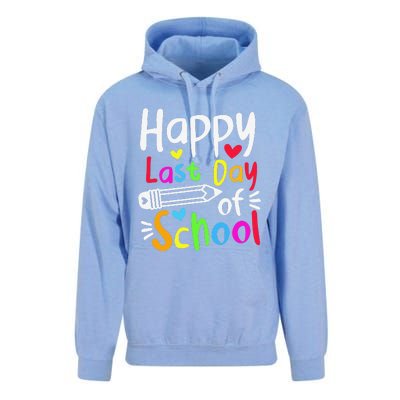 Happy Last Day Of School Students Women Funny Summer Beak Unisex Surf Hoodie